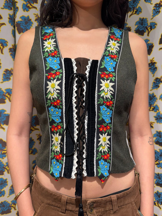 D&G F/W 2002 Dirndl Corset Top