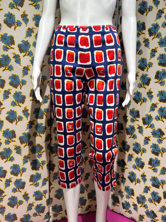 Chanel S/S 2001 Watercolor Capris