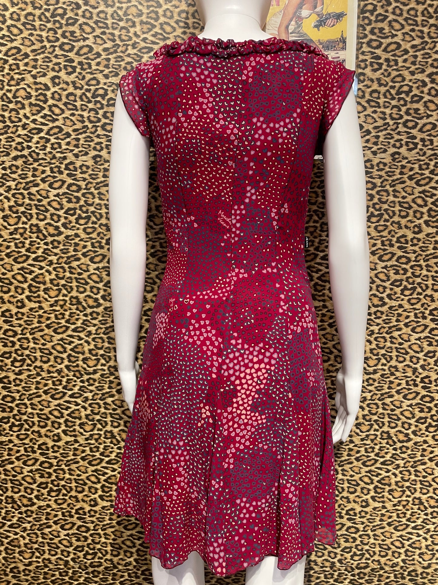 Moschino Jeans Silk Heart Dress