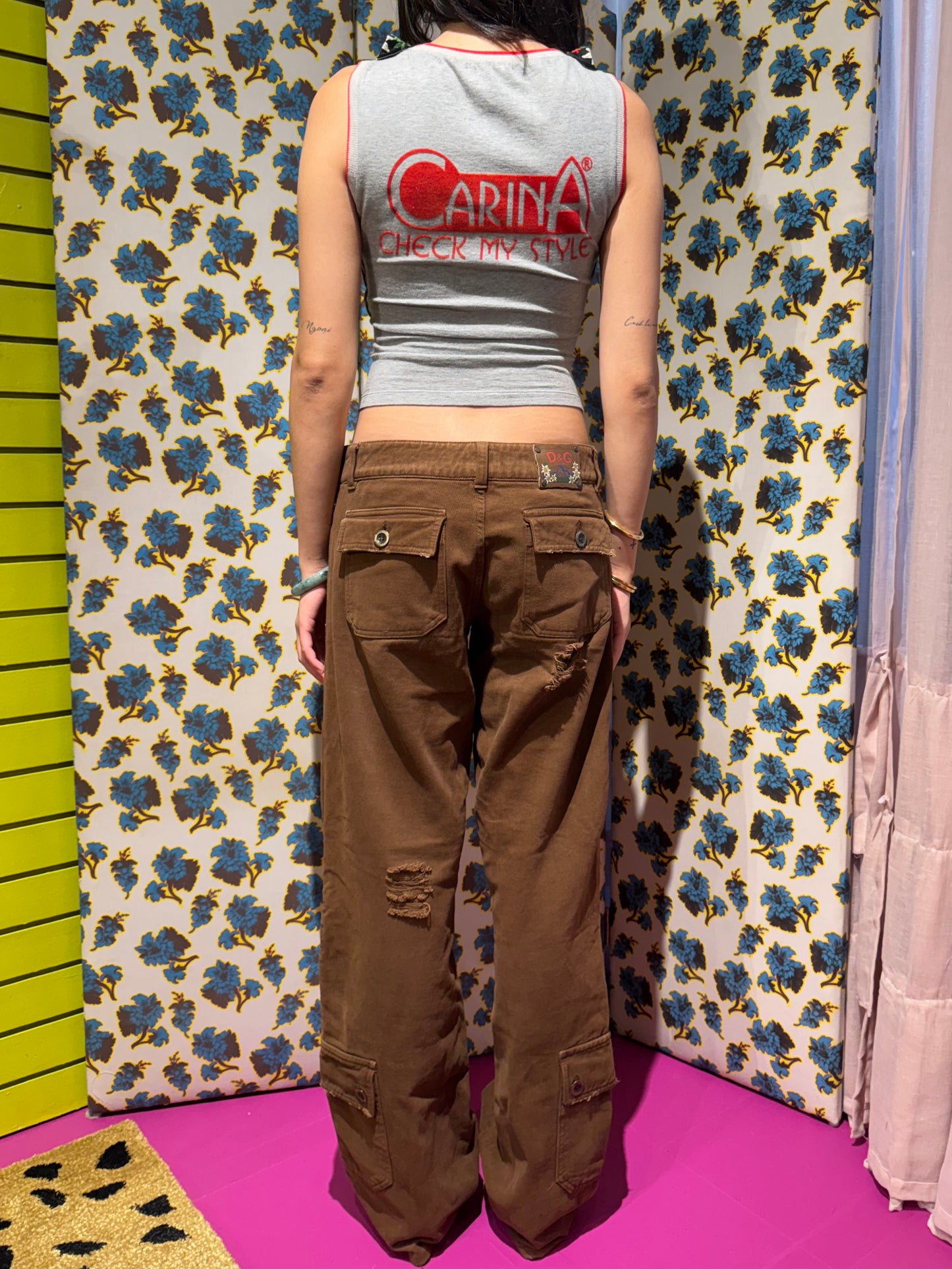 D&G F/W 2002 Brown Cargo Pants