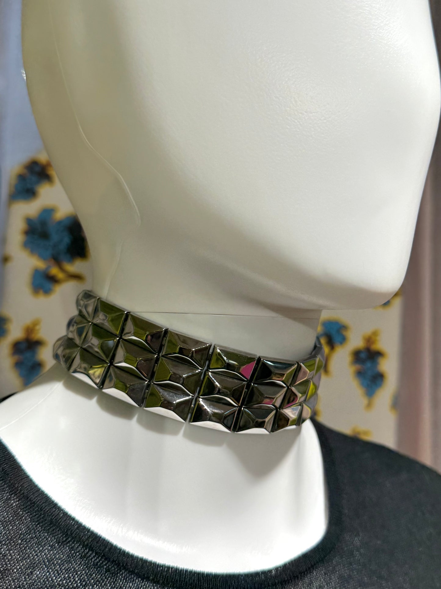 Dolce & Gabbana Silver Stud Choker