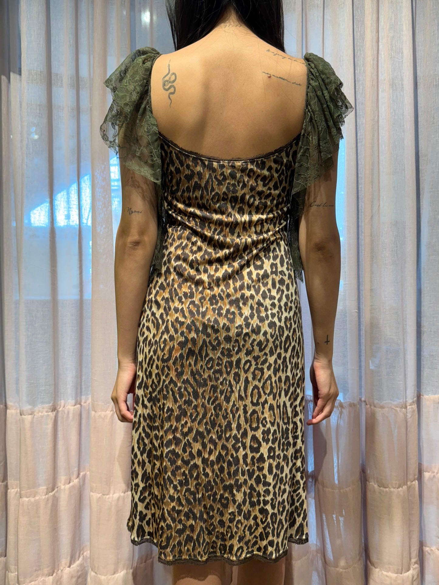 D&G Leopard and Lace Dress