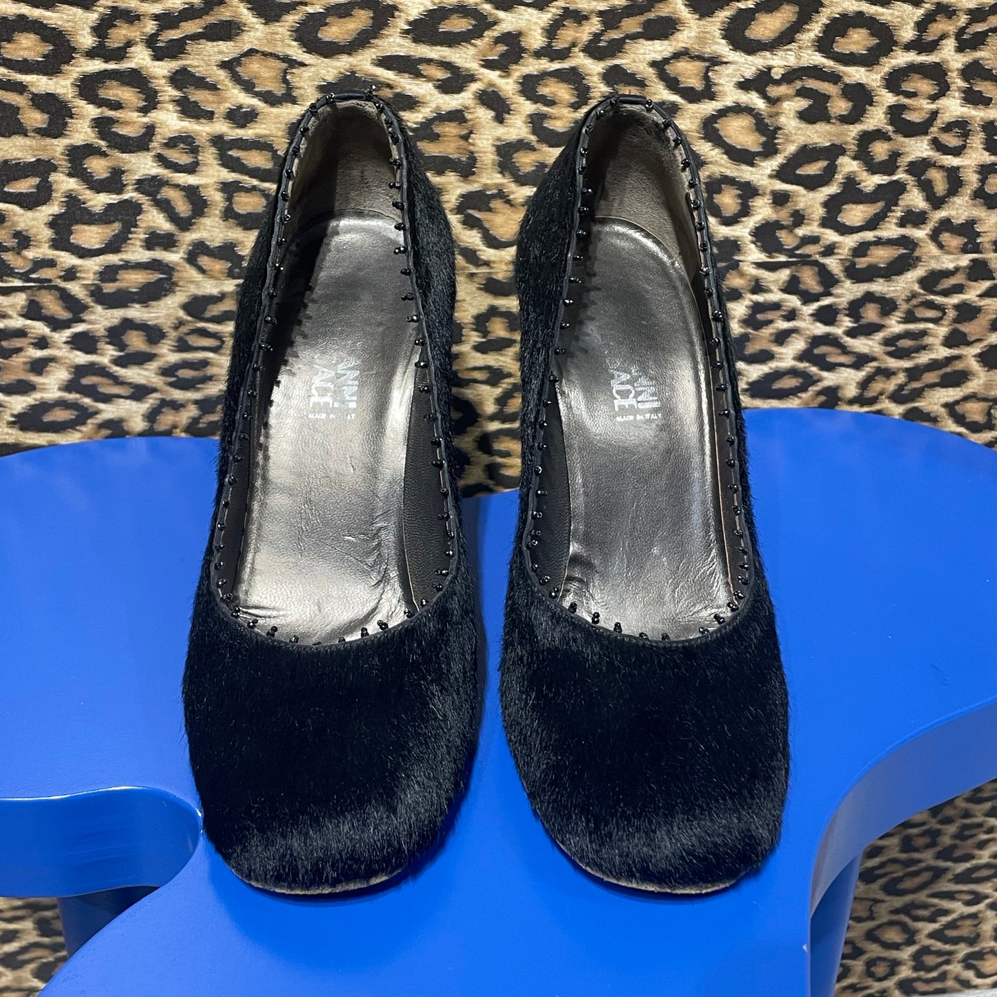 Gianni Versace 1990s Ponyhair Pumps 37