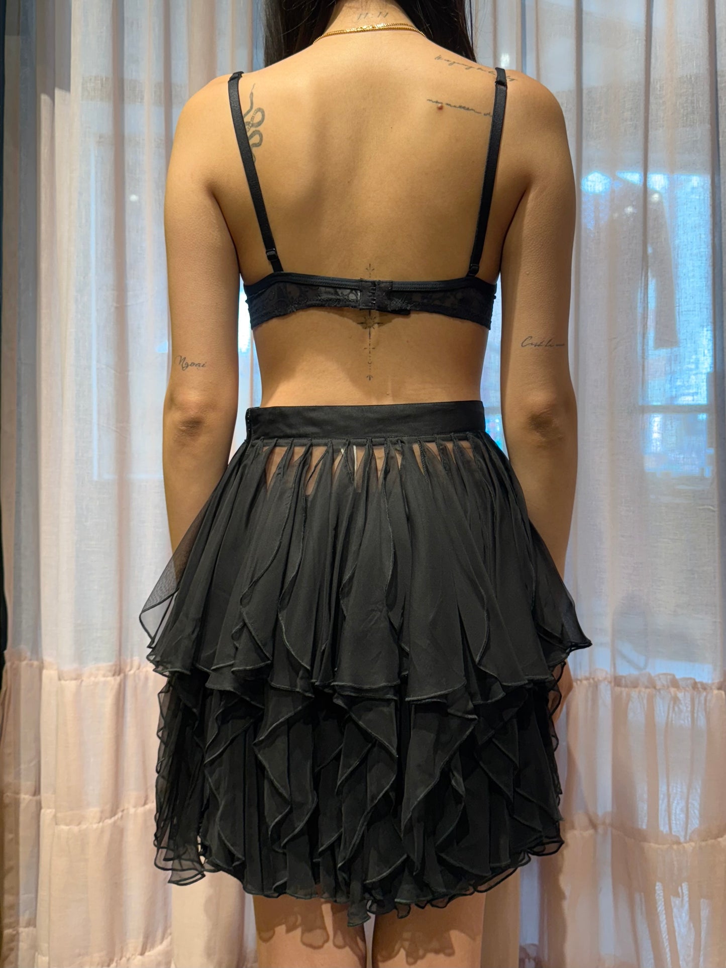 Lolita Lempicka Black Ruffle Skirt