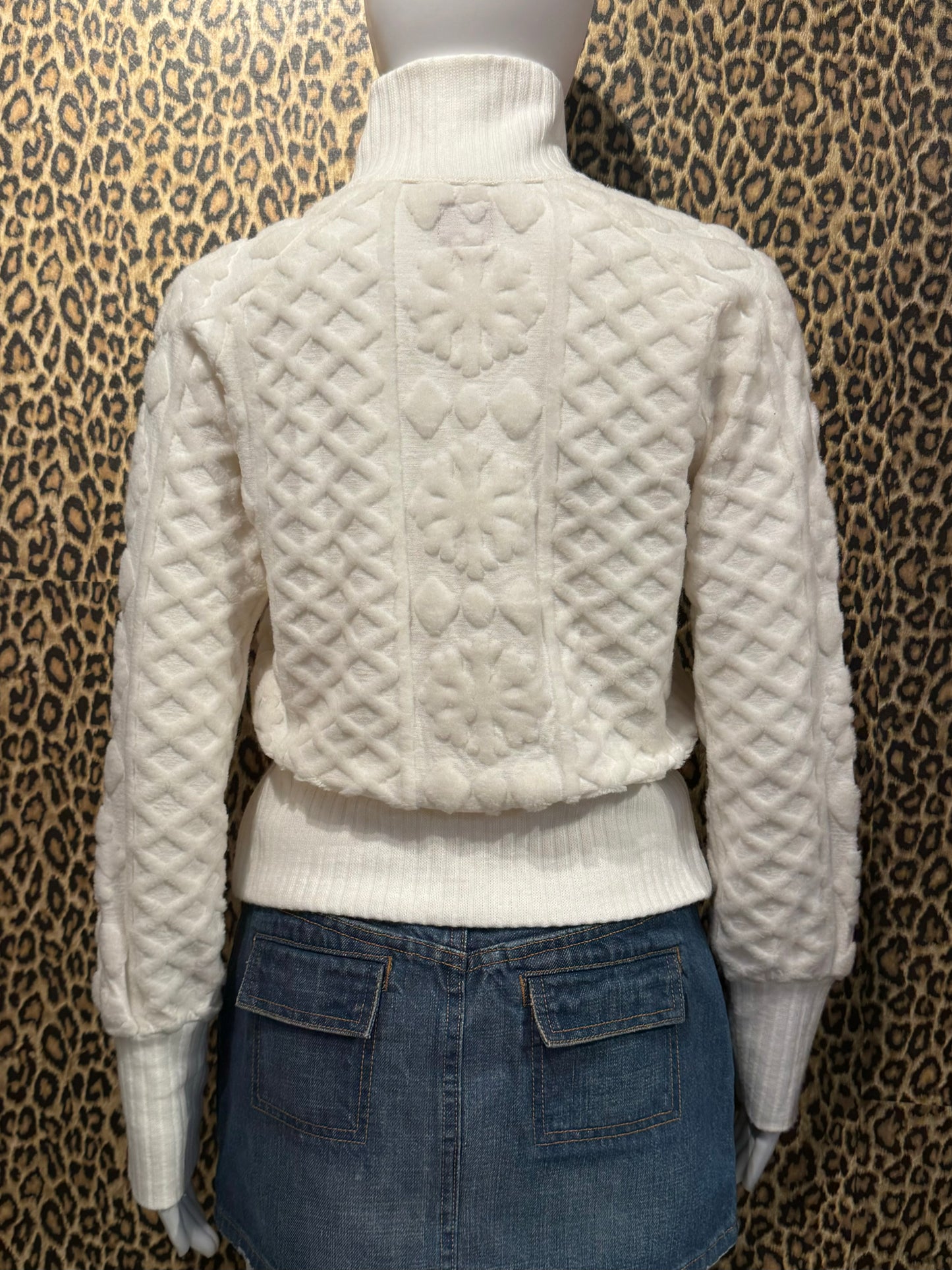 Miss Sixty Snowflake Zip Up