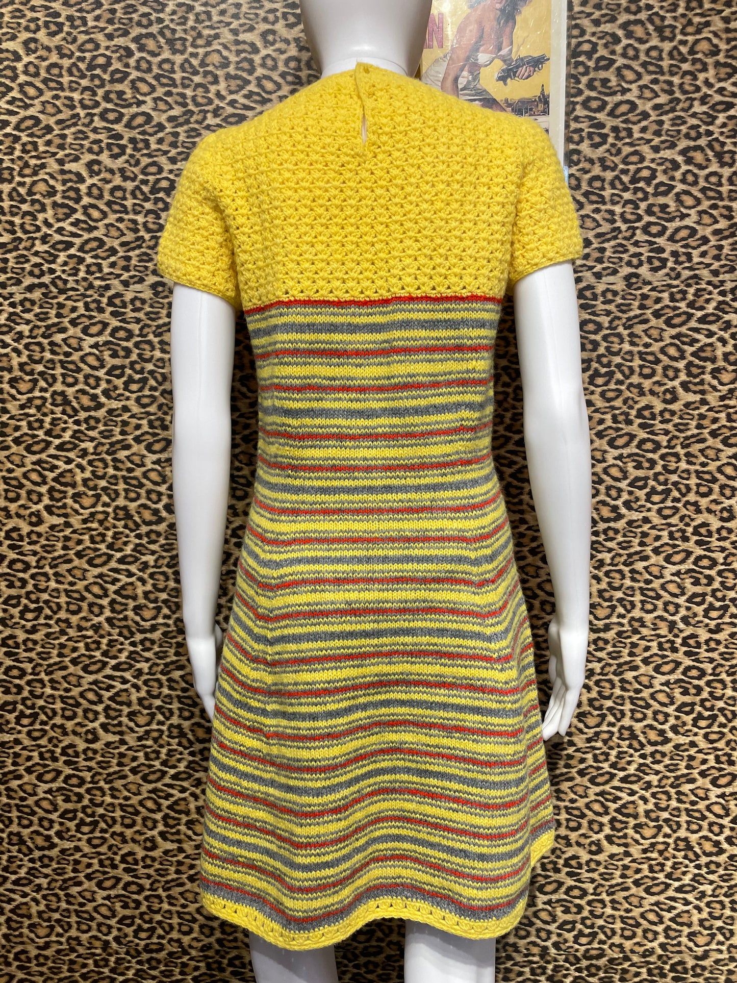 1970’s Hand Knit Sweater Dress