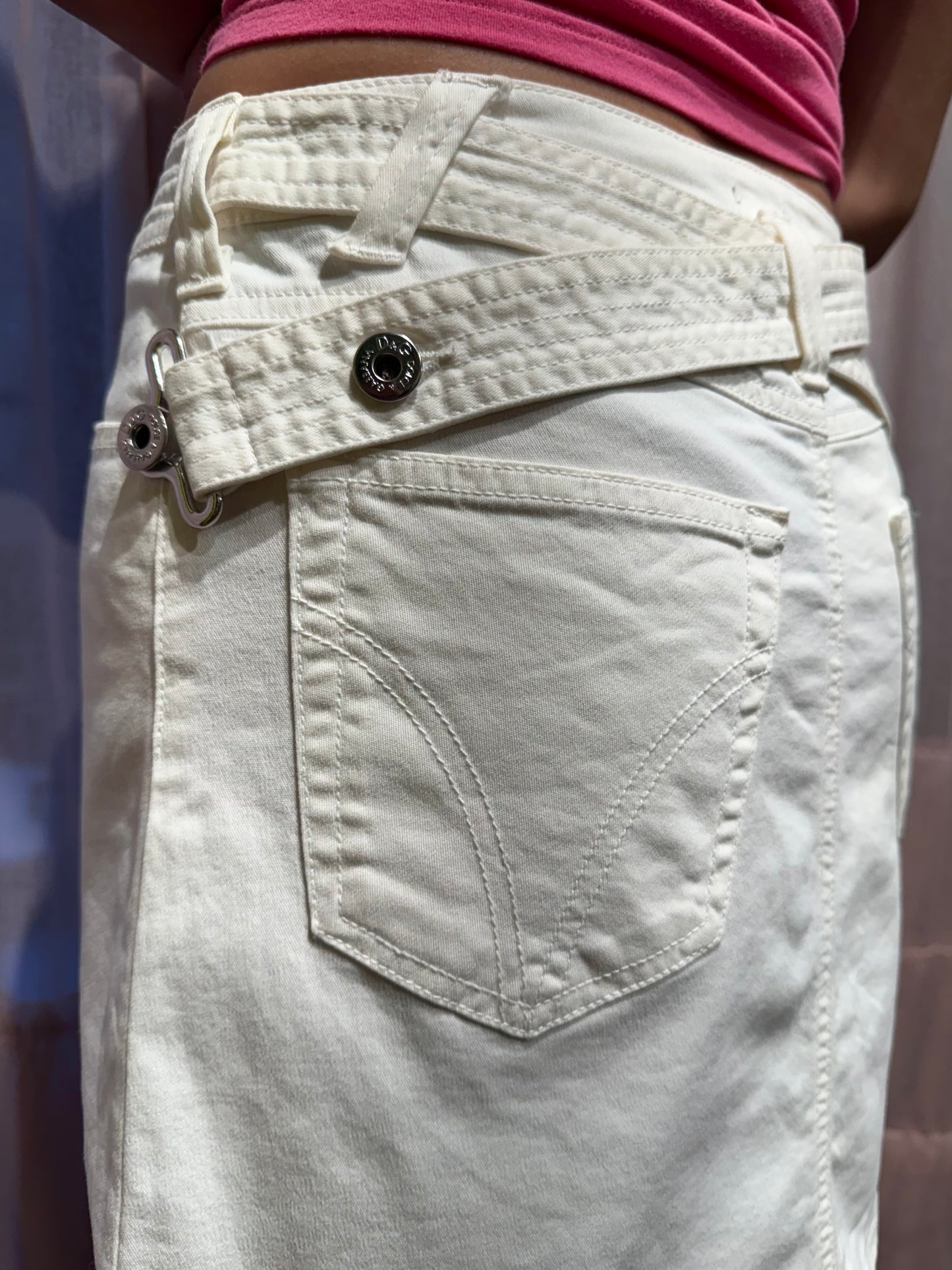 D&G White Skirt