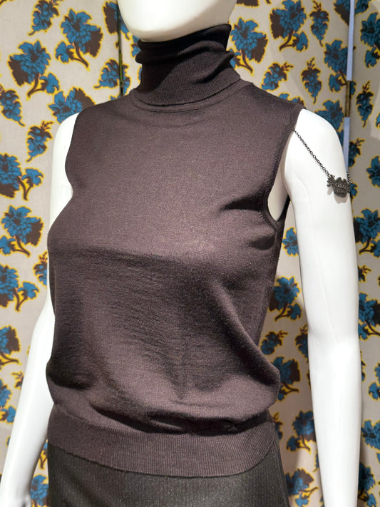 Chloé F/W 2001 Sleeveless Turtleneck