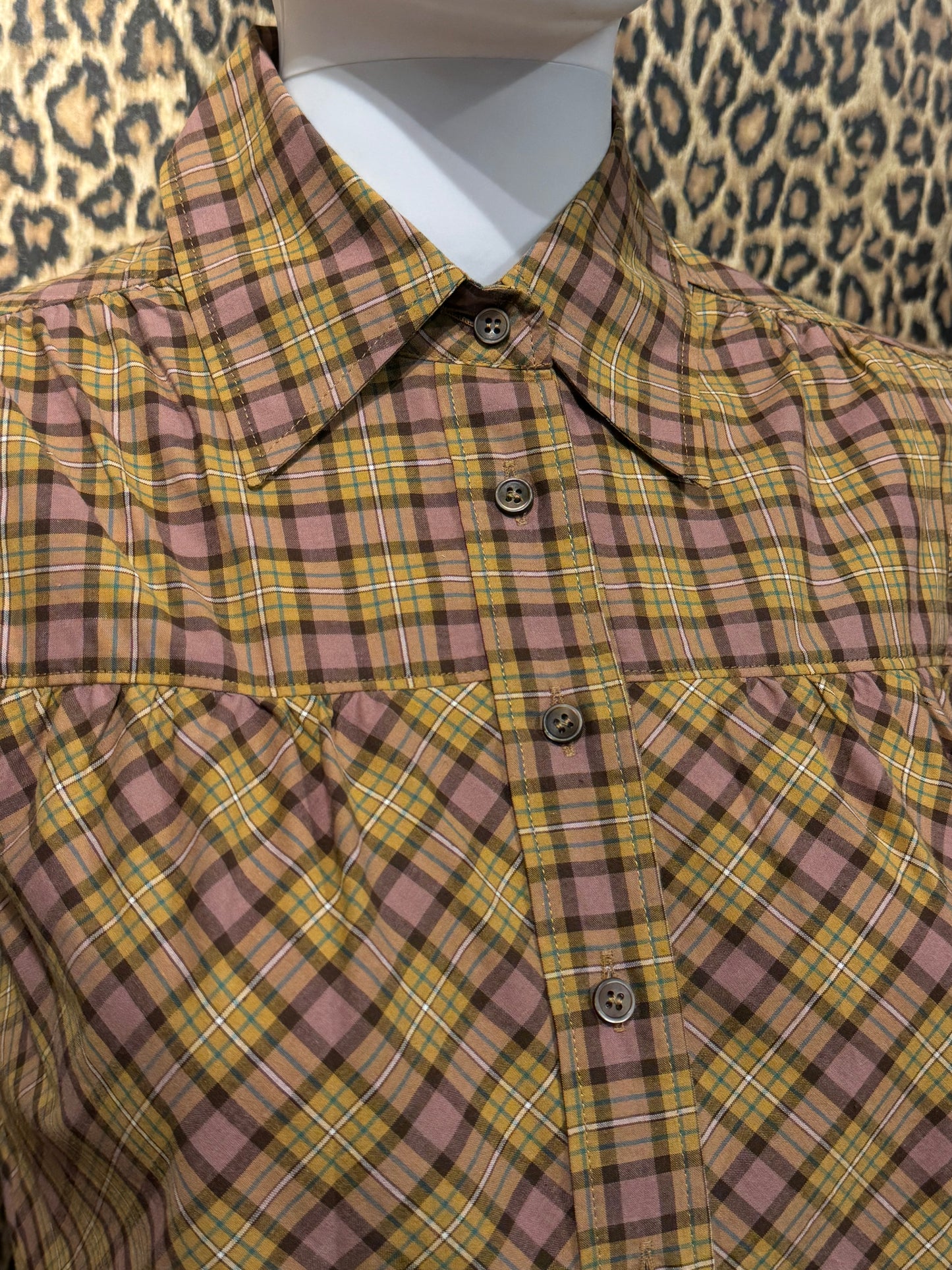 Miu Miu Plaid Shirt