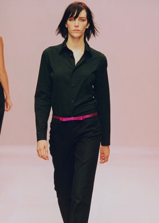 Miu Miu S/S 2000 Pink Metallic Belt