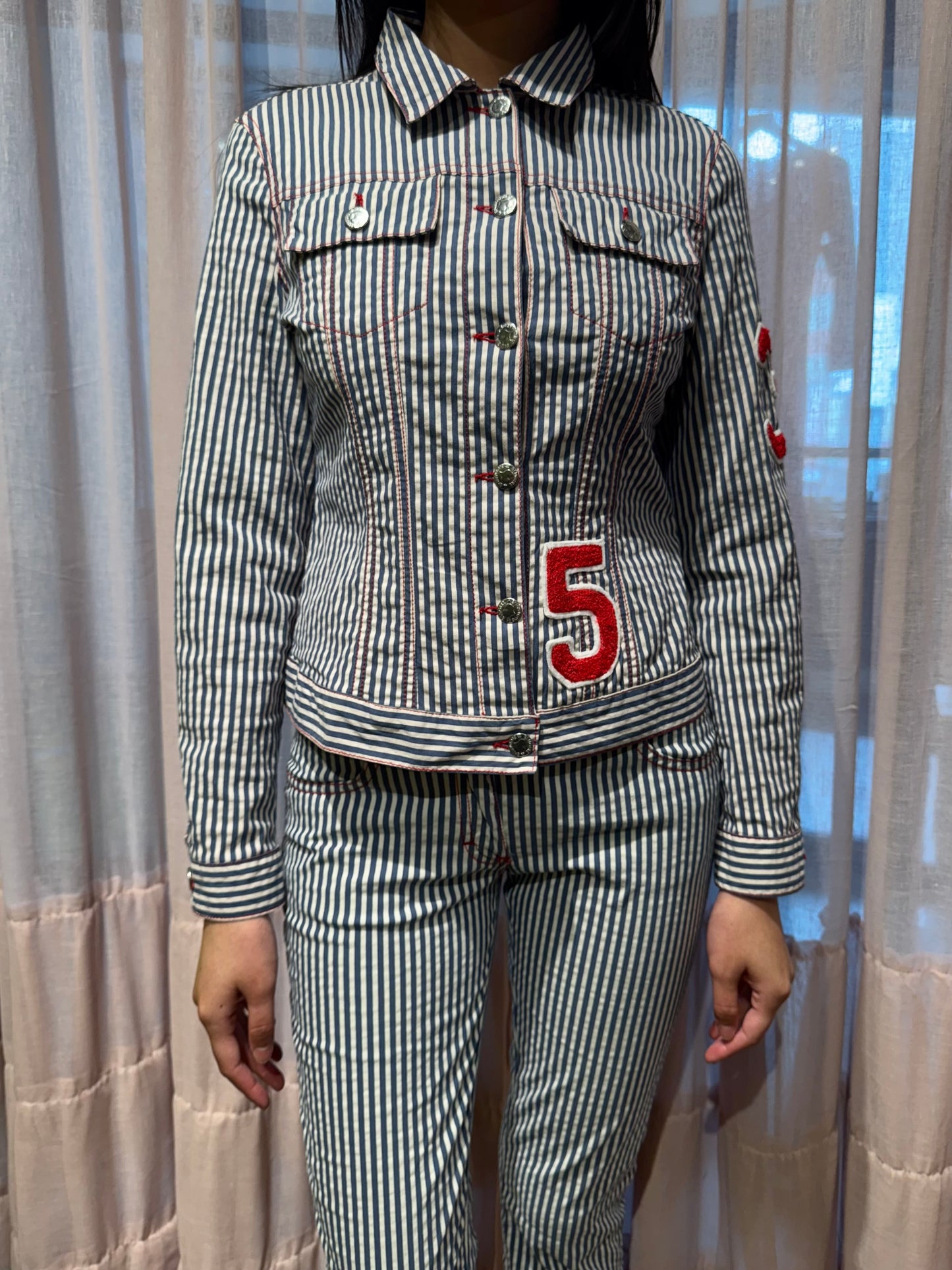 Blugirl Striped Jacket and Capris