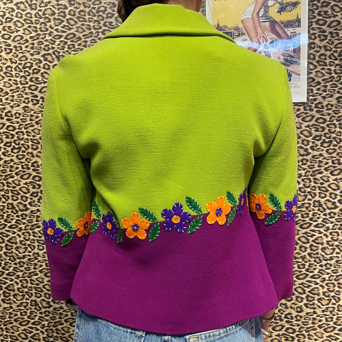 Moschino Cheap and Chic Flower Evening Jacket