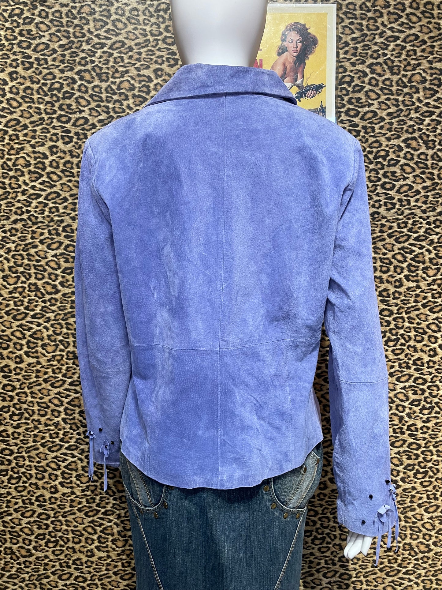 Periwinkle Suede Blazer