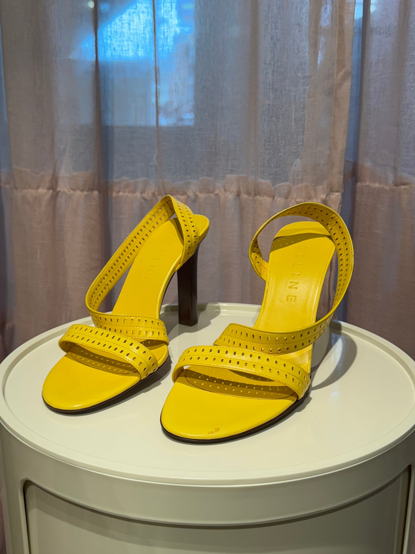 Celine Yellow Sandals 38
