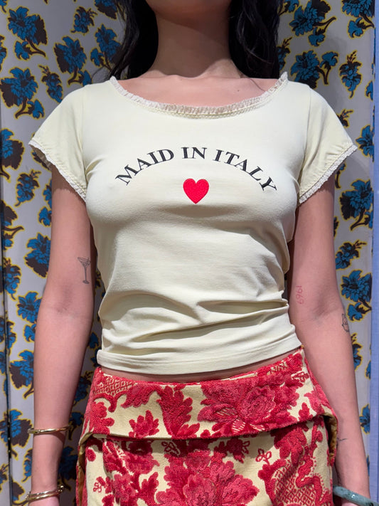 Moschino Cheap & Chic F/W 2001 ‘Maid in Italy’ Tee