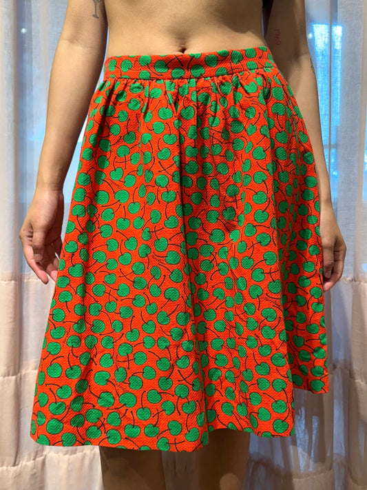 Moschino Teen Cherry Skirt