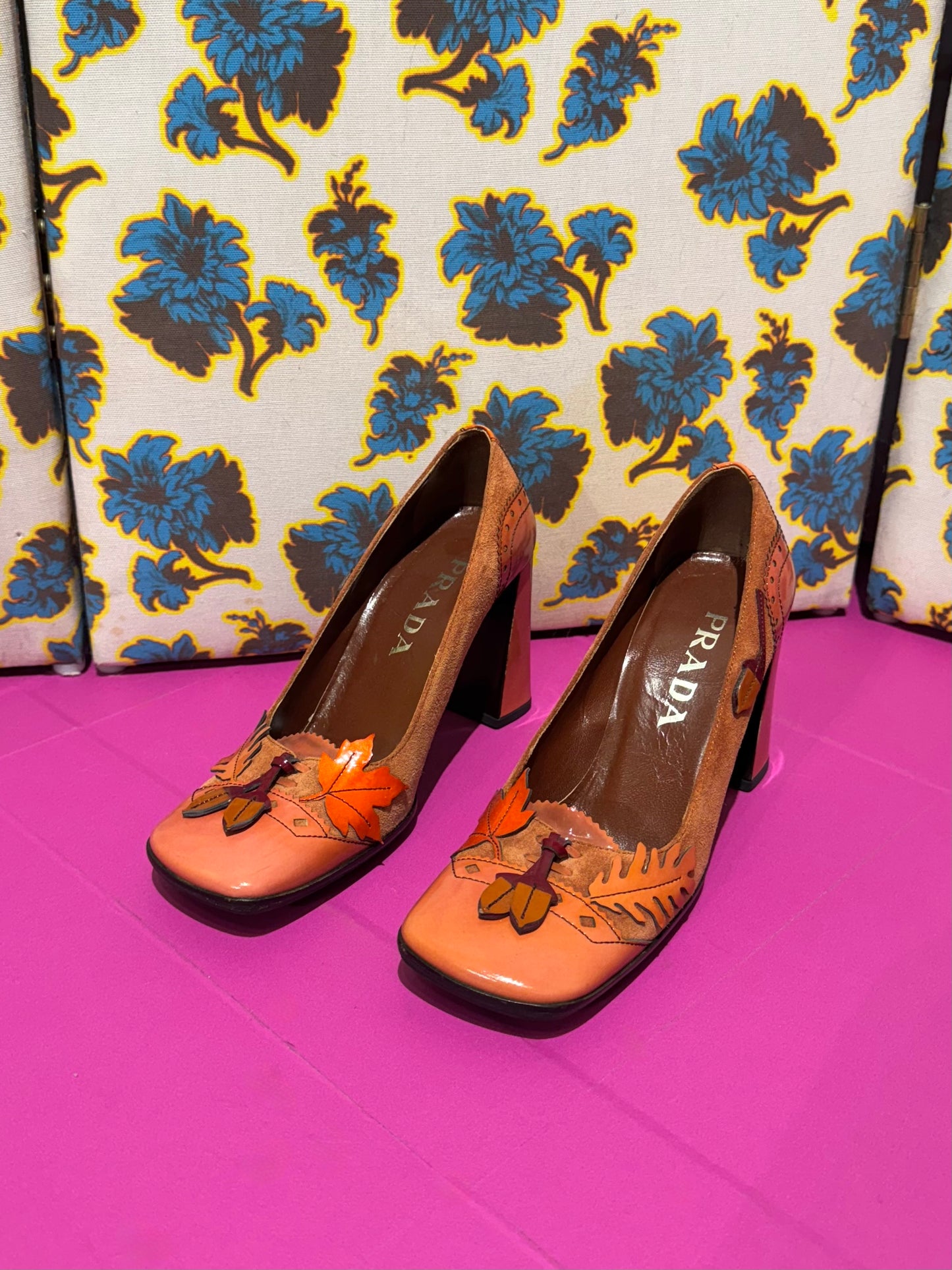 Prada F/W 1999 Leaf Pumps