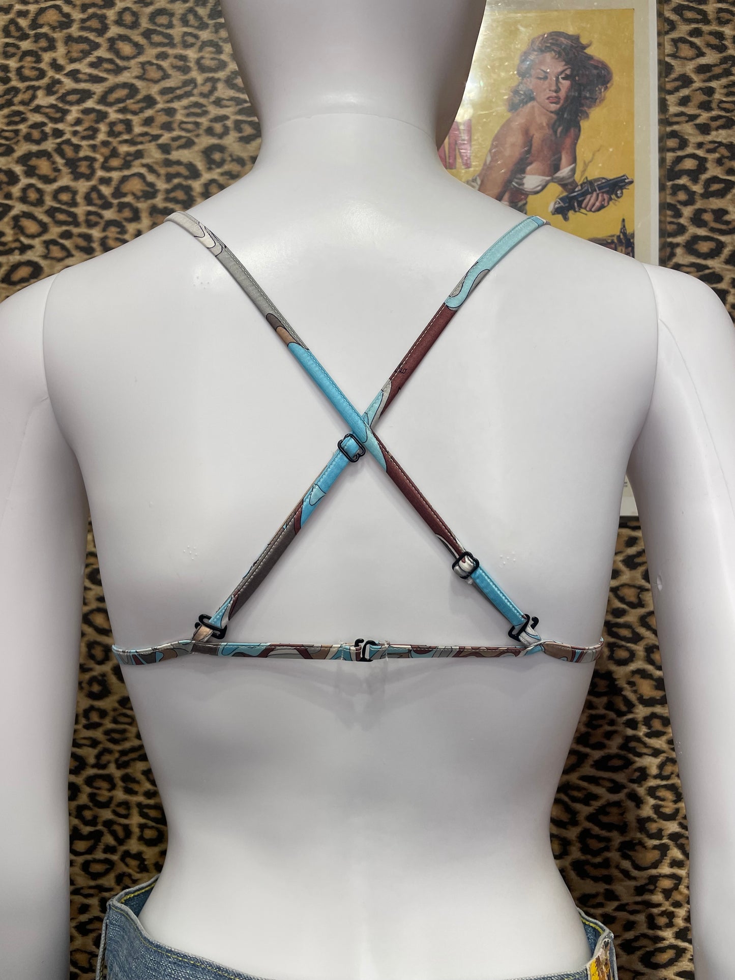 Emilio Pucci Silk Bralette