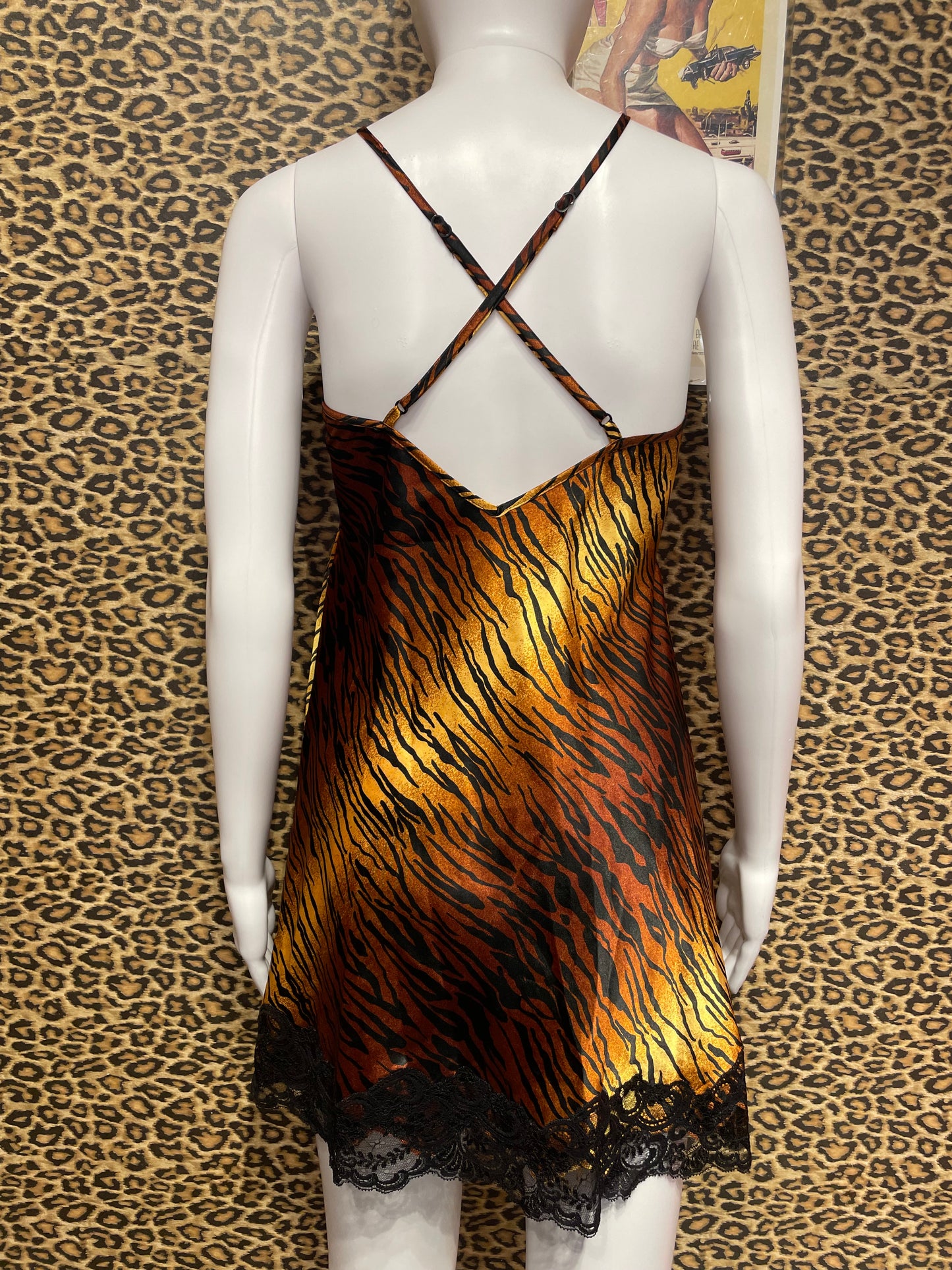 Victoria’s Secret Gold Label Tiger Slip Dress