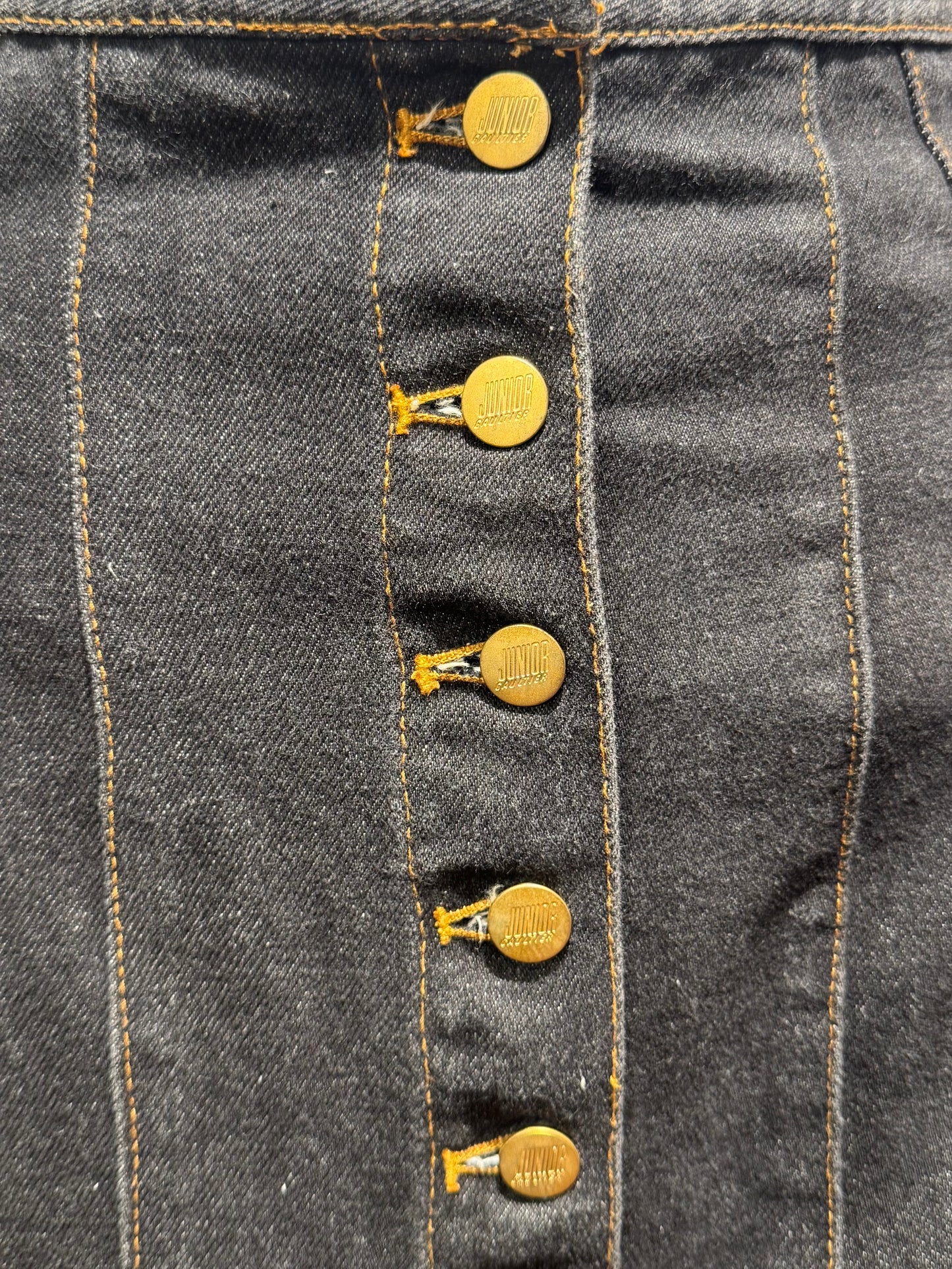 Junior Gaultier S/S 1989 Denim Corset Skirt
