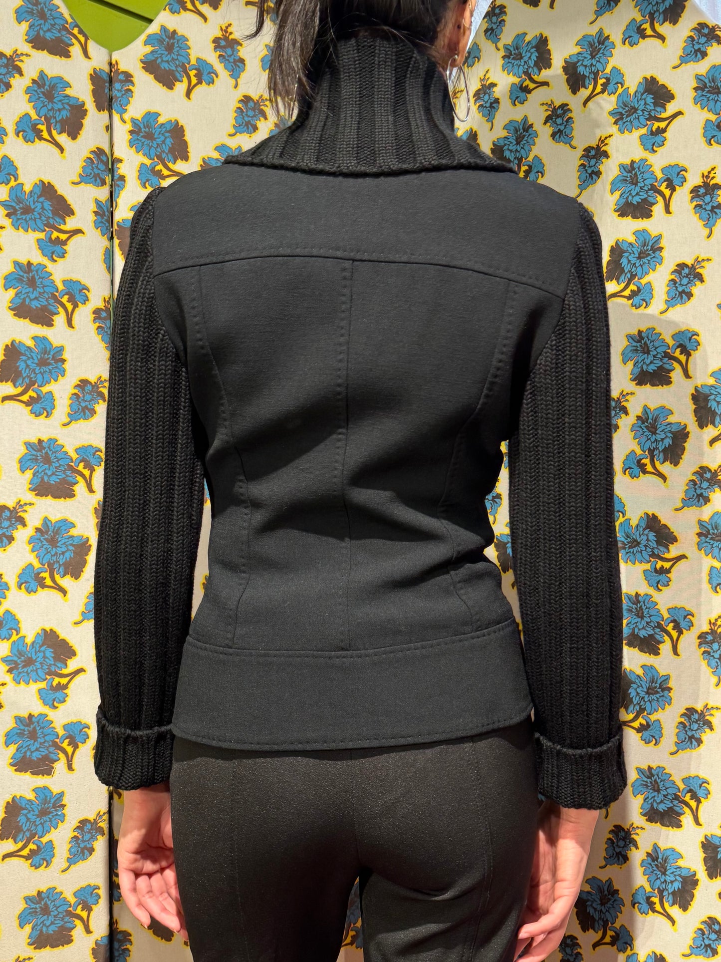 Dolce & Gabbana F/W 2000 Black Jacket and Pants Set