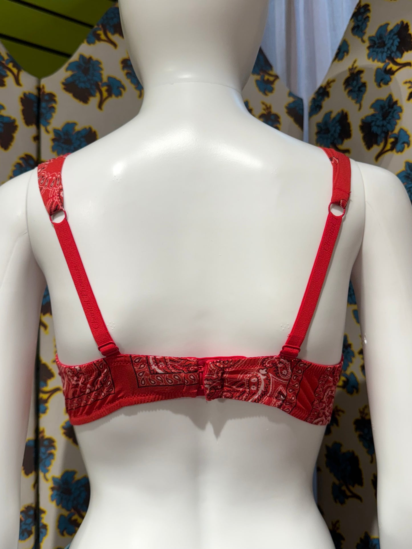 Chantal Thomass Red Bandana Bra