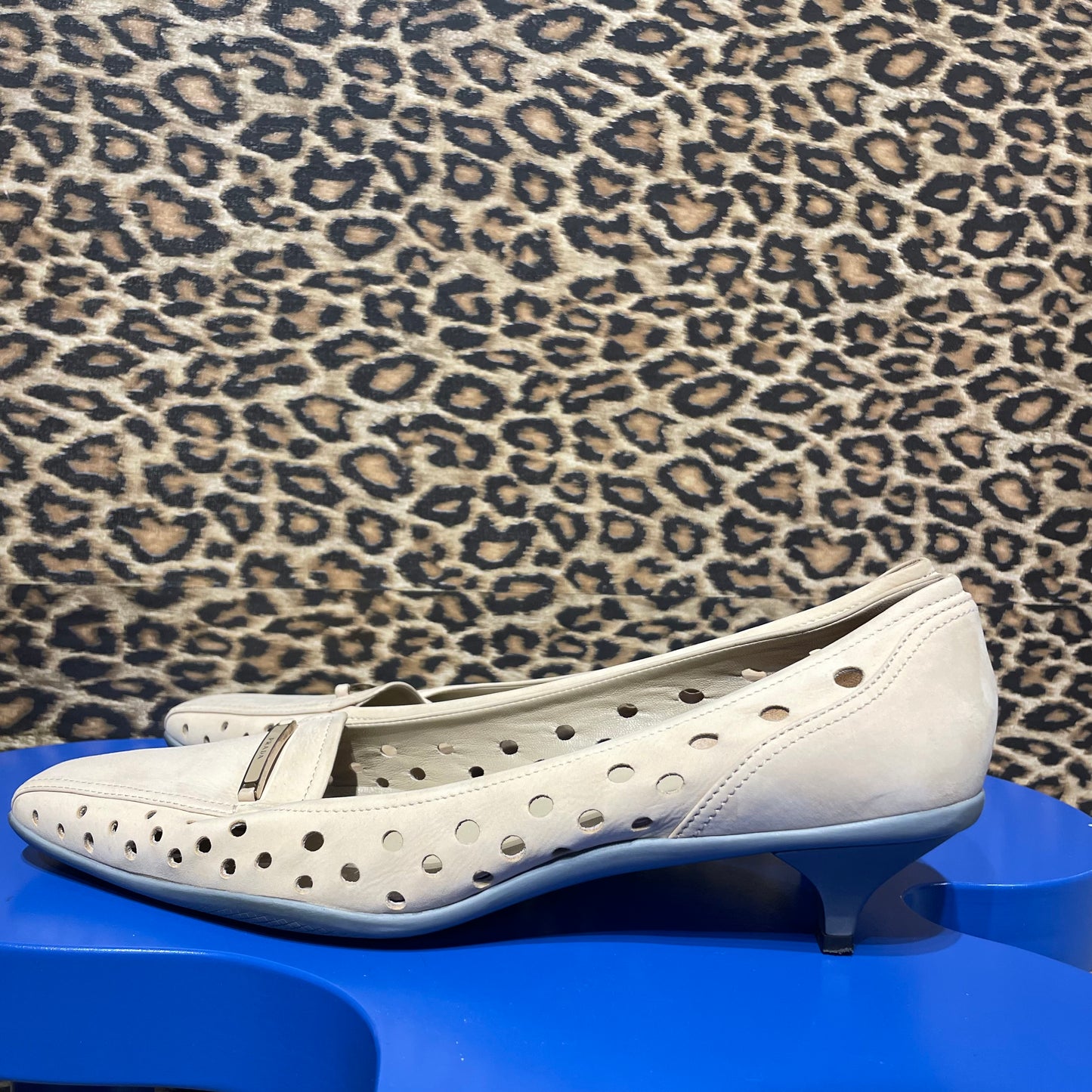 Prada Sport Cut Out Kitten Heels 41