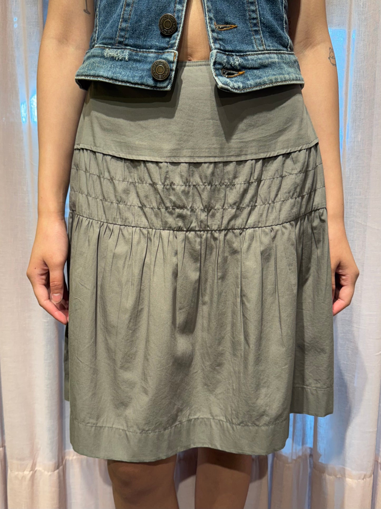Miu Miu 2006 Grey Skirt