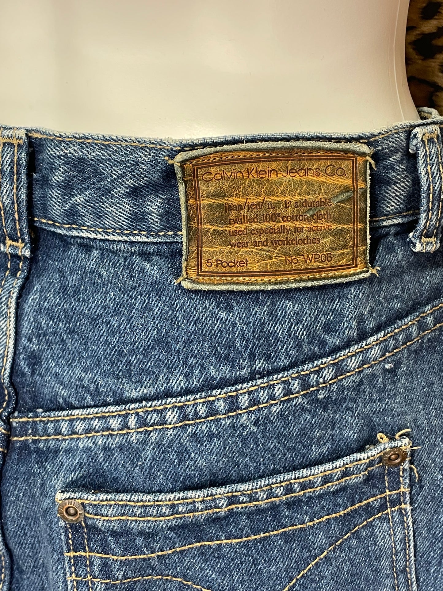 Calvin Klein Vintage Denim Skirt