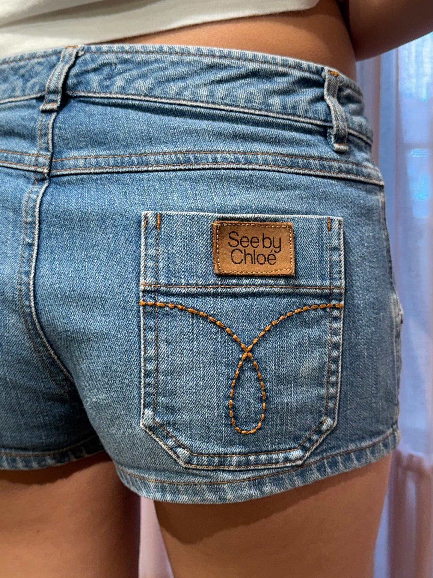 See by Chloé Denim Mini Shorts