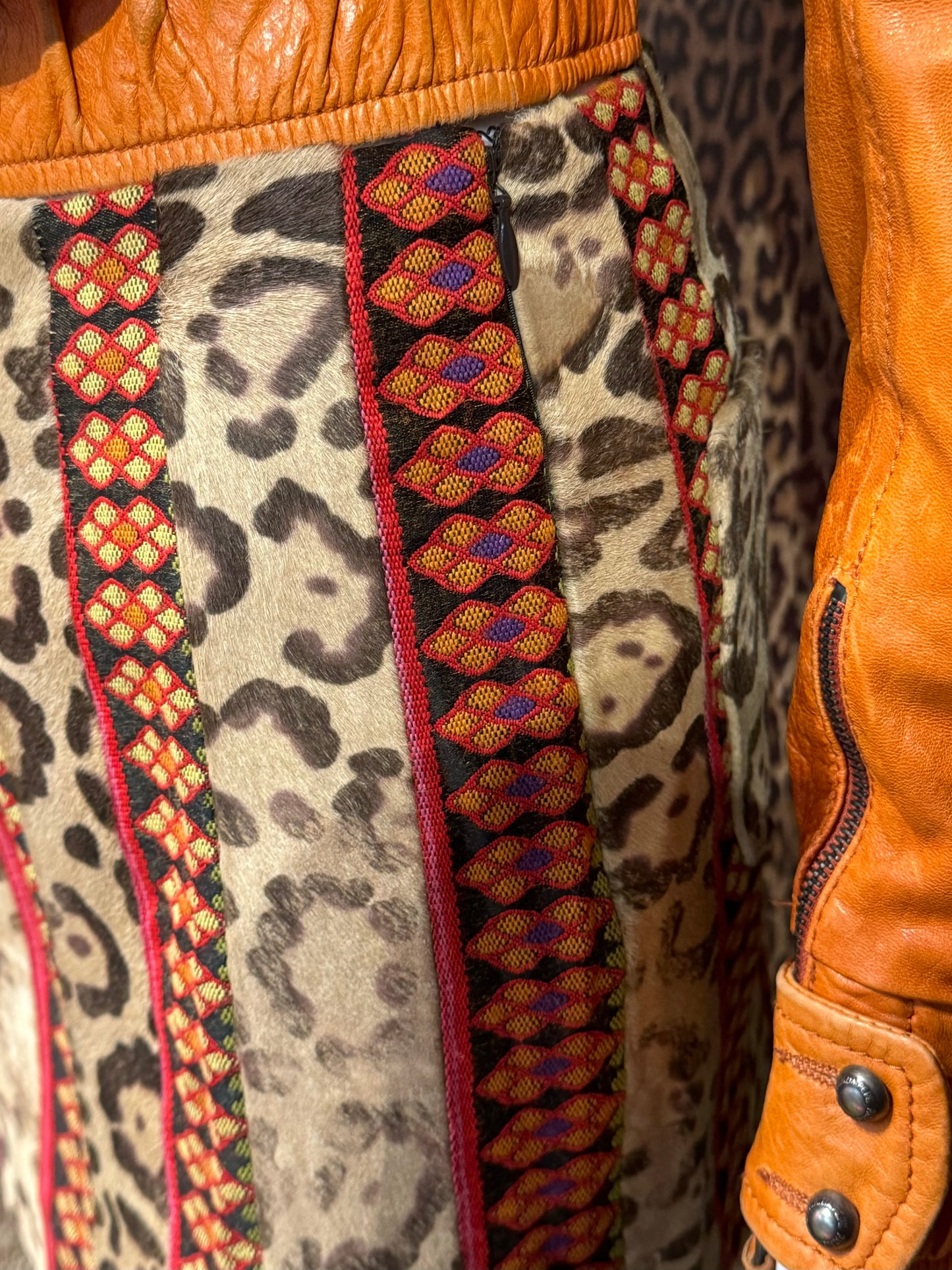 John Galliano F/W 2002 Pony Hair Mini Skirt