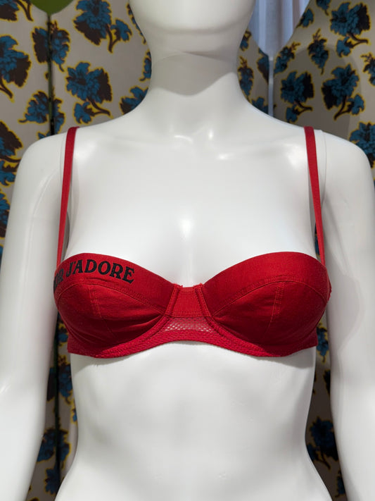 Dior S/S 2001 J’Adore Red Bra