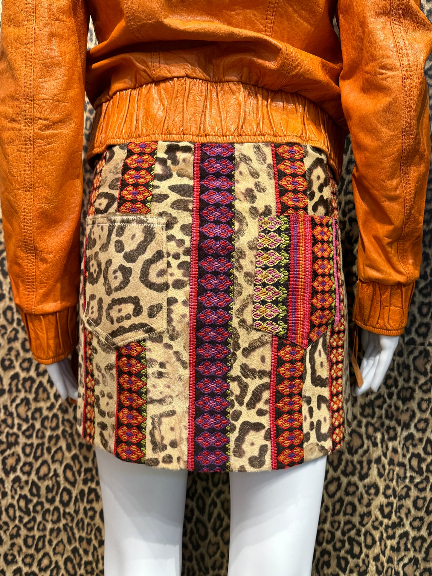 John Galliano F/W 2002 Pony Hair Mini Skirt