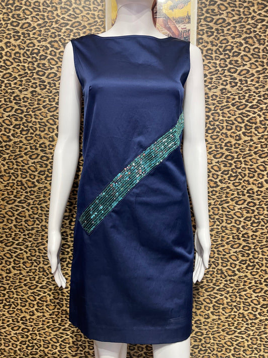 Versace Jeans Blue Sequin Dress