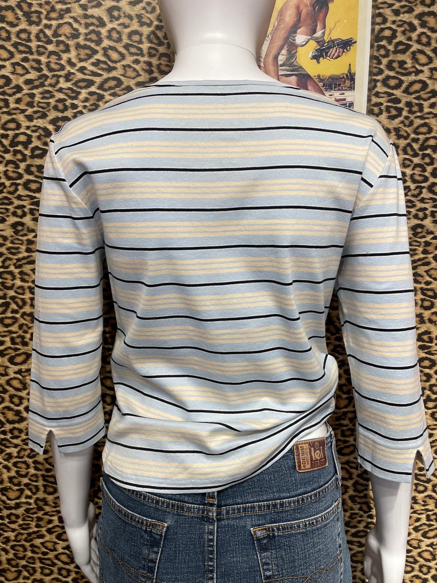 Courrèges 1990’s Striped Top