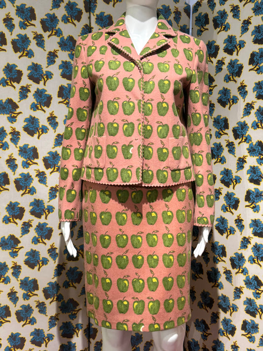 Moschino Cheap & Chic Apple Skirt Suit