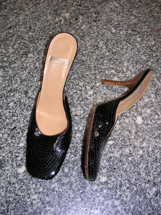 Moschino Cheap & Chic Sequin Pumps 37