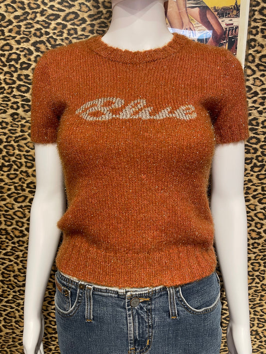 Burberry Blue Label Sparkle ‘Blue’ Sweater