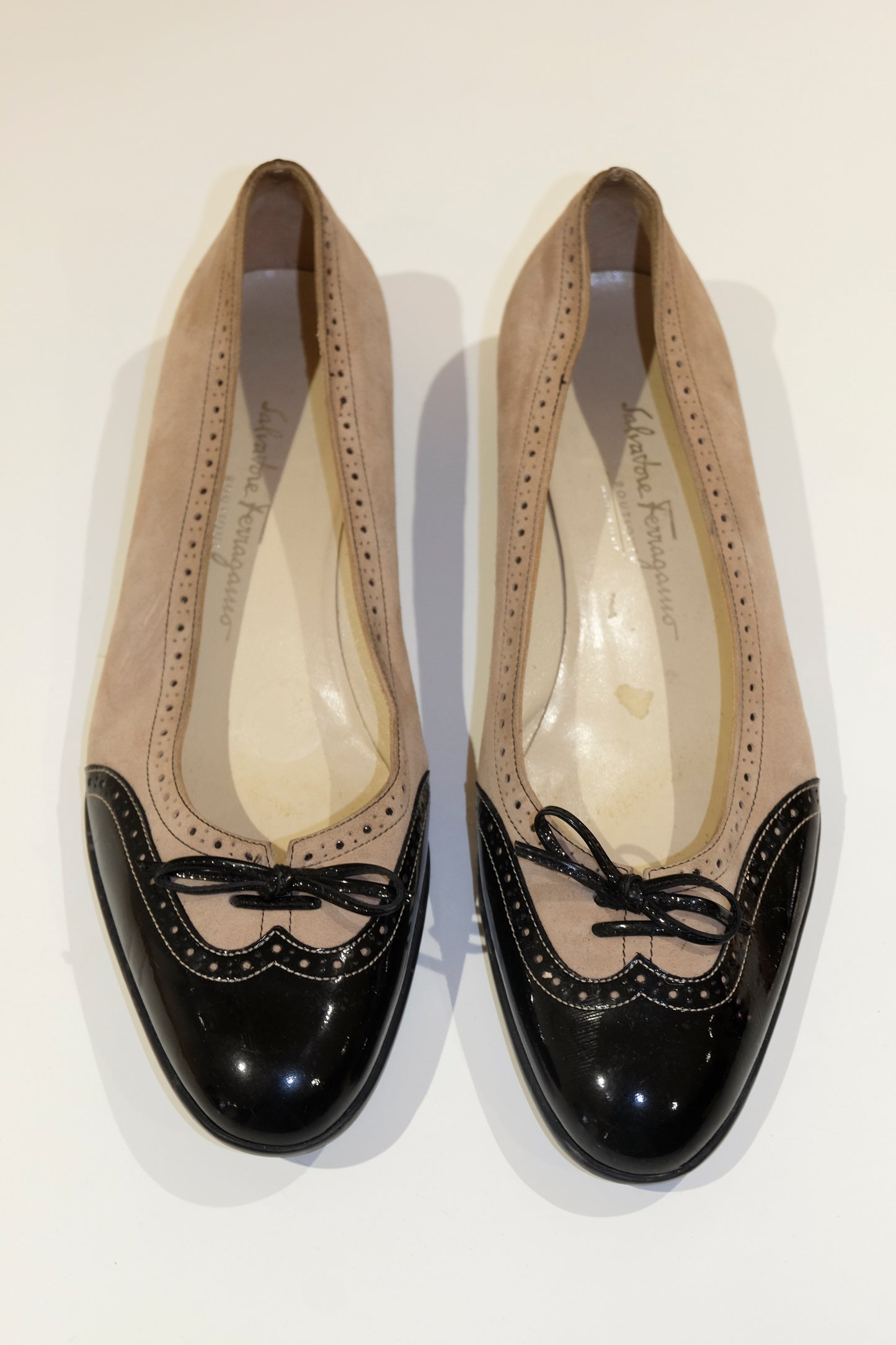 Ferragamo Wing Tip Flats