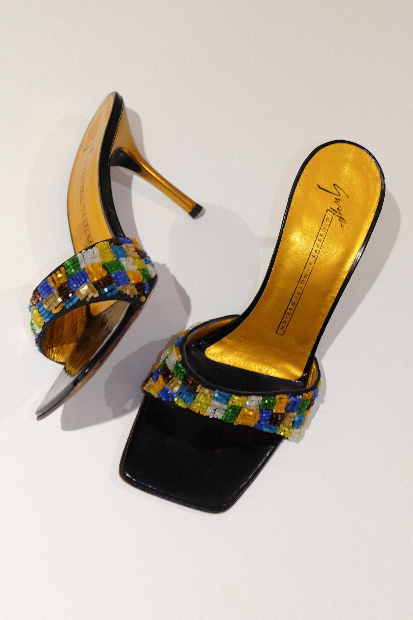 Guiseppe Zanotti Beaded Sandals