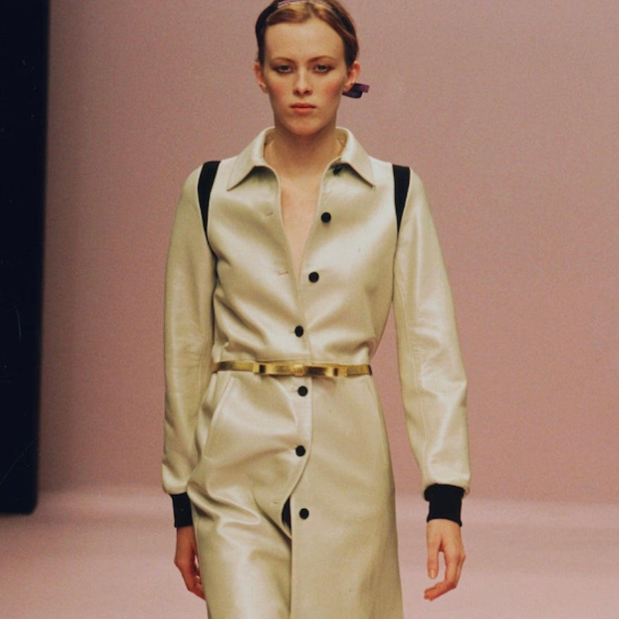 Miu Miu S/S 2000 Metallic Belt
