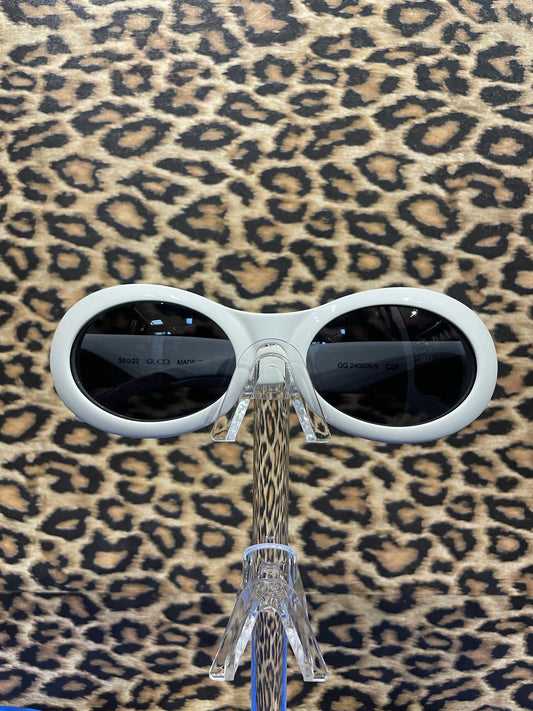 Gucci White Sunglasses