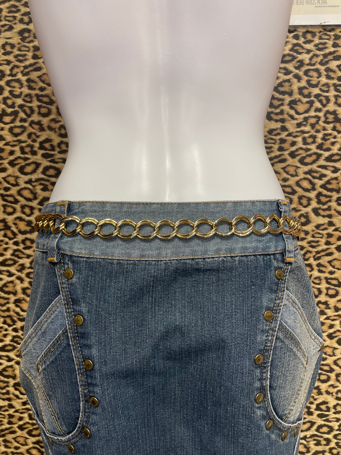 Mixed Metal Chain Belt