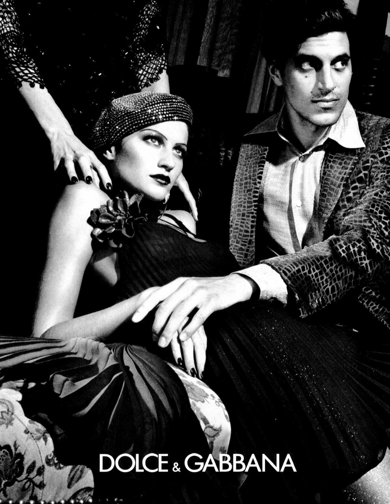 Dolce & Gabbana F/W 2000 Swarovski Beret