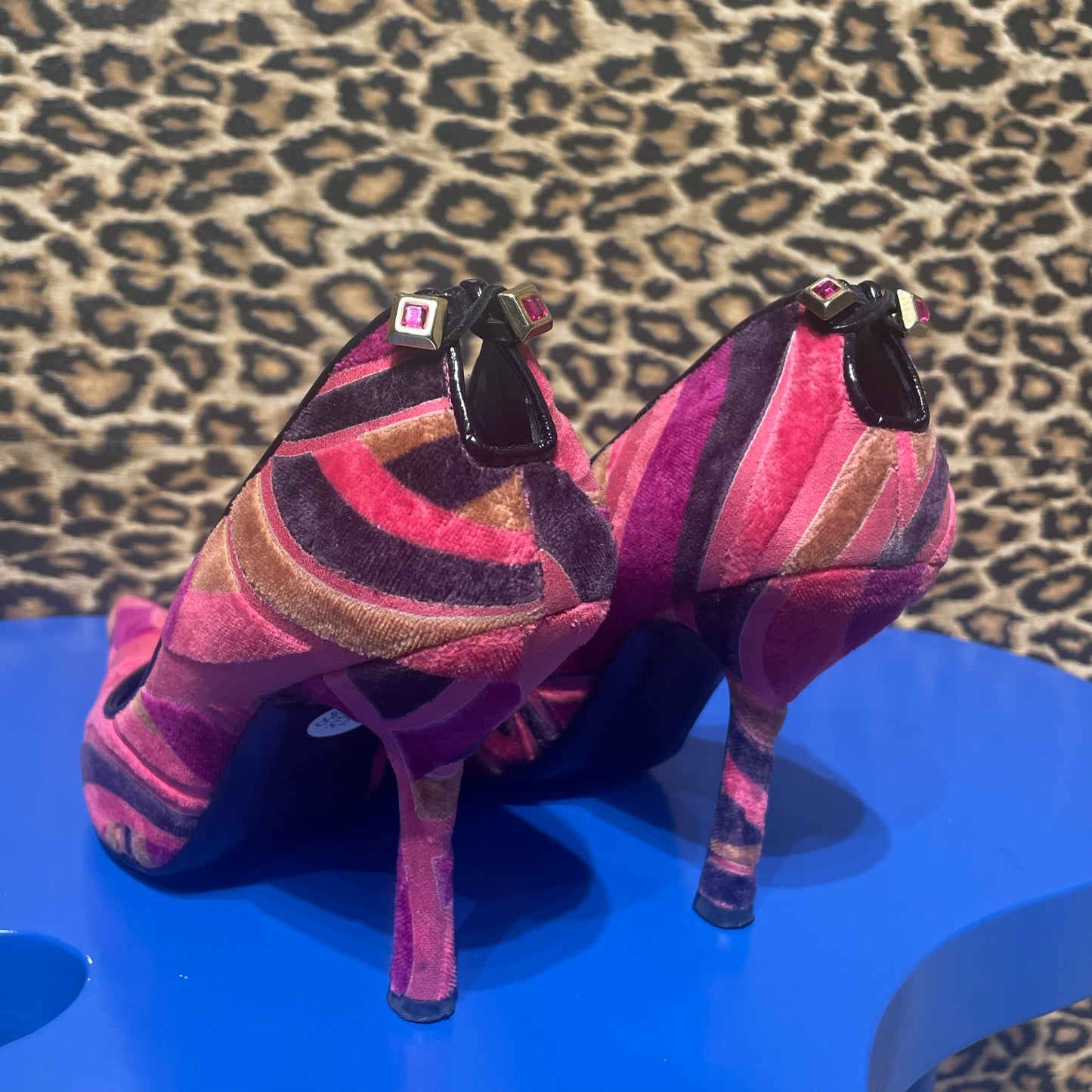 Gianni Versace 1990s Velvet Pumps 36