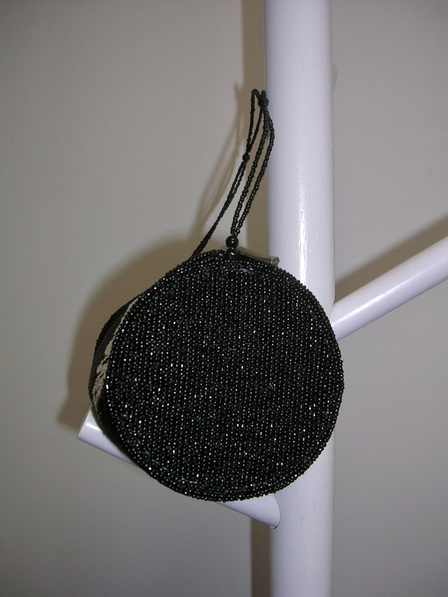 Coca Cola Black Beaded Bag