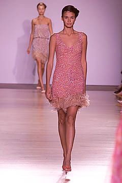 Tuleh S/S 2001 Sequin Ostrich Feather Dress