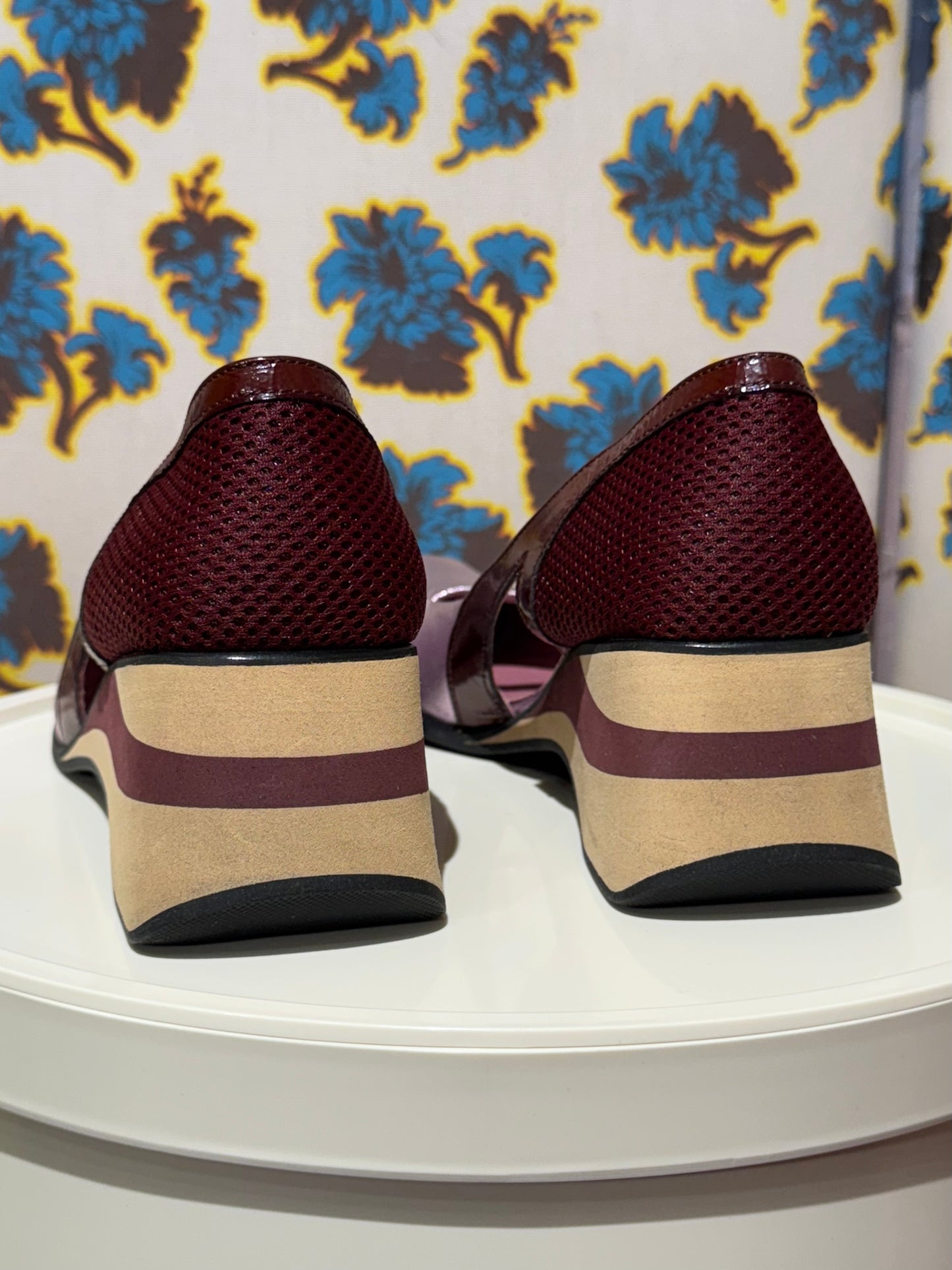 Miu Miu S/S 2000 Metallic Wedge