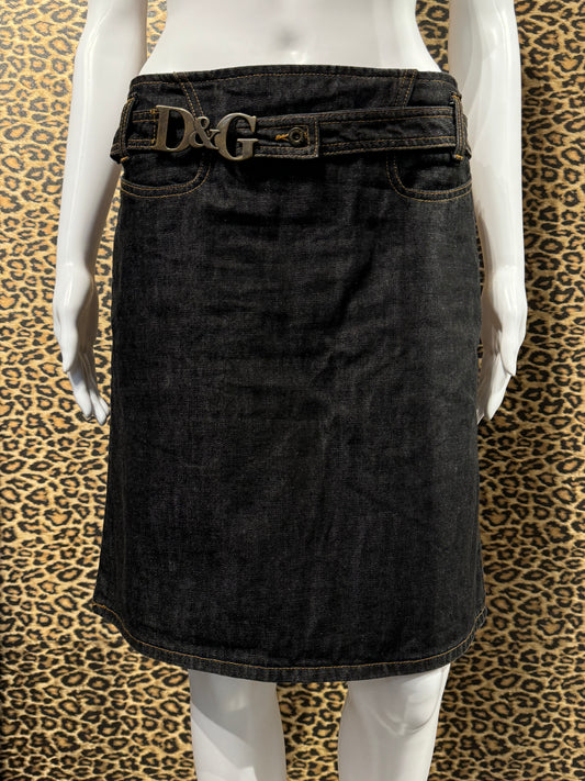 D&G Dark Denim Skirt