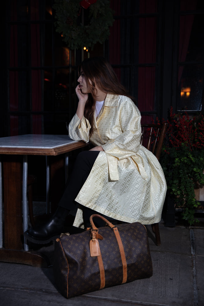 Fendi Monogram Trench Coat